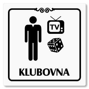Klubovna, 148x148mm, bílá, Texas